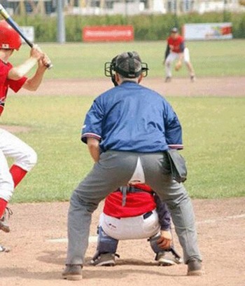 Umpire Rips Pants