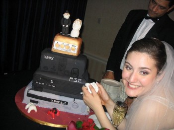 Game Console Wedding Cake