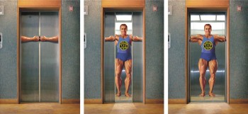 Golds Gym Elevator Ad