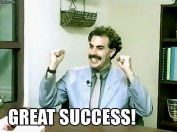 Borat Happy