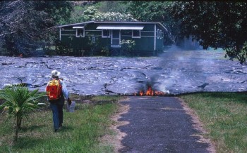 Kalapana Lava House Destroyed