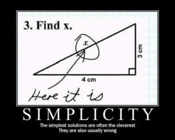 Simplicity Demotivational