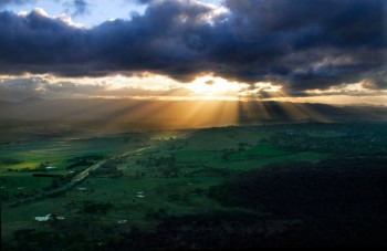Crepuscular Ray Sunset
