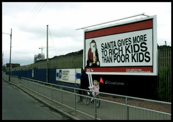 Santa Is Evil Billboard