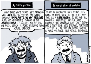 Crazy vs. Religion
