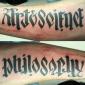 Art & Science - Philosophy Tattoo