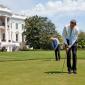 President Barack Obama Putting