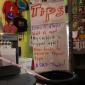 Clever Tipping Jar