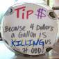 Clever Tipping Jar