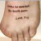 Gone To Market Tattoo