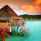 Bora Bora Village In The Water