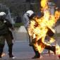 Cop On Fire