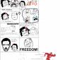Sweet freedom!