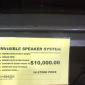 Invisible Speaker System