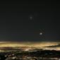 Jupiter, Venus & Luna Over L.A.
