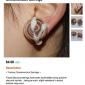 Cinnamon Bun Earrings