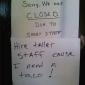 Hire taller staff!!