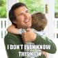 Honest stock photo dad