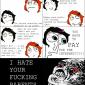 Sheltered rich friend rage