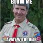 Harmless boyscout leader