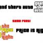 Grand Theft Auto Font
