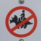 Riding Triceratops is strictly prohibited