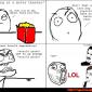 Making popcorn rage