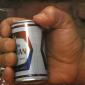 Andre the Giant Holding A Beer Can