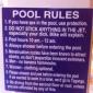 Pool Rules