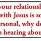 Personal Relationship With Jesus