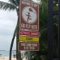This beach sign is a jerk