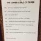 Out of Order