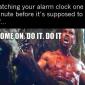 Waking up early