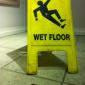 Didn't heed the sign