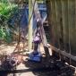 How I kept my dog from leaving through our broken fence