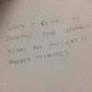 Insightful bathroom stall