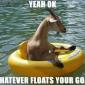 Whatever floats your goat