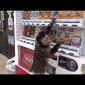 Monkey Buys Juice From Vending Machine