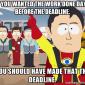 Deadlines