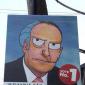 Modified election poster in Ireland