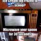 Ice cream too frozen?