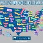 What each state Googles most