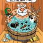 Frosty In The Hot Tub