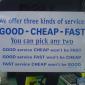 Good Cheap Fast