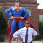 Barack Superman Pose